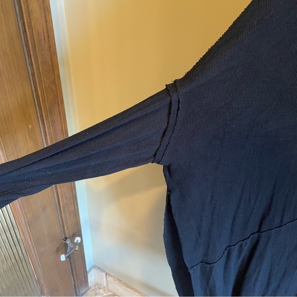 Free People We The Free Grapevine Asymmetrical Tunic Top Black XS - Picture 13 of 13